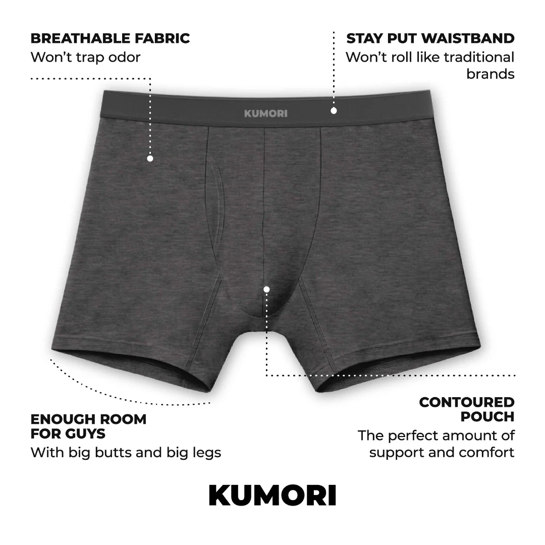 Bamboo Boxer Briefs 2 Pack Coastal Marigold & Dune - Image 4