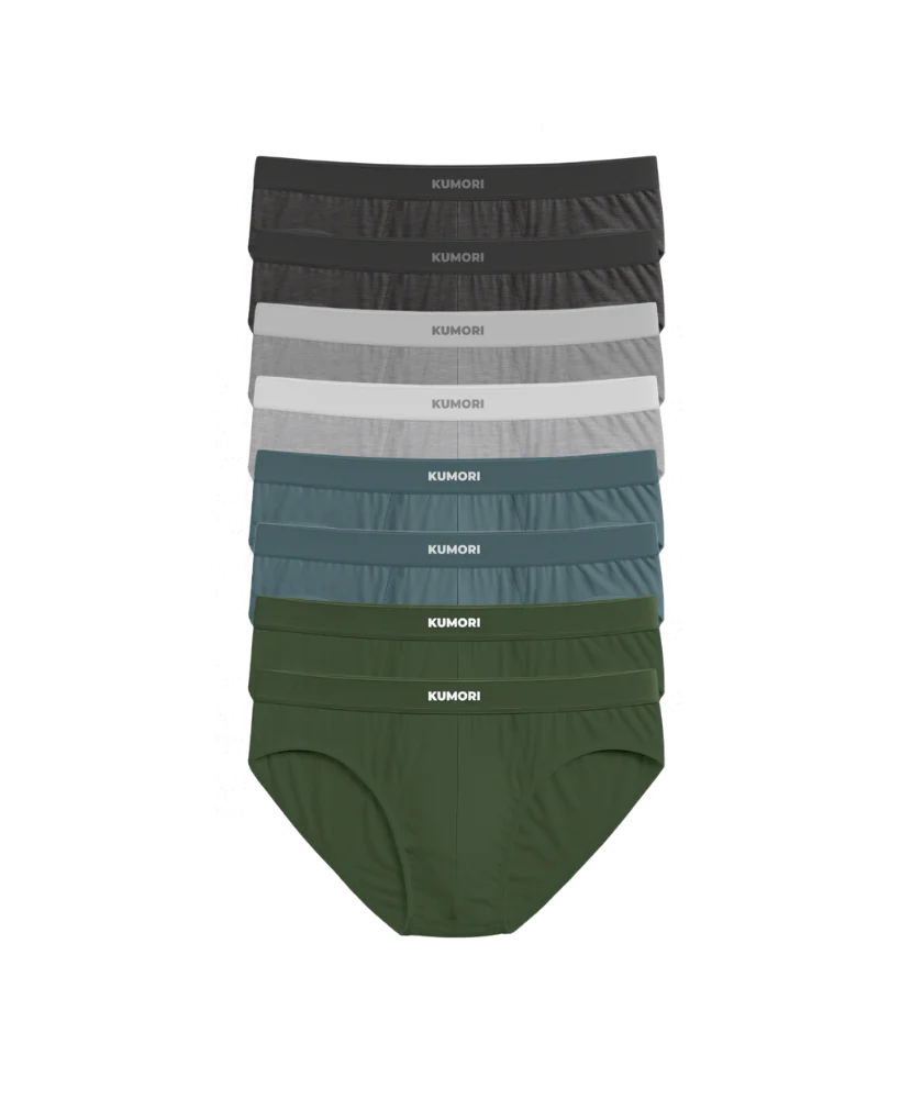 Bamboo Briefs (8-Pack) Everyday Pack
