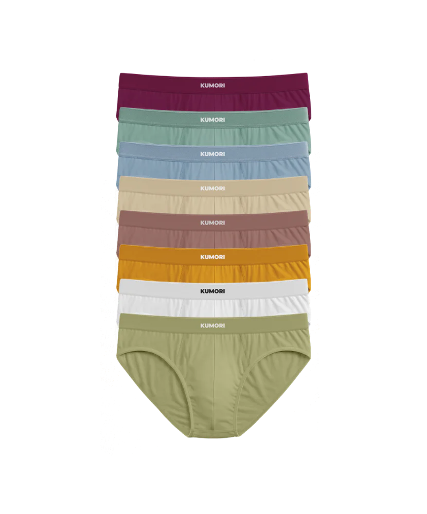 Bamboo Briefs (8-Pack) Light Tones